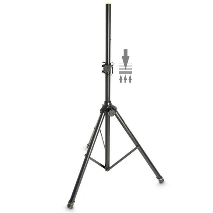 Gravity SP5211ACB Pneumatic 195cm Tripod Stand Mount Holder For Speaker Black