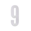 Sandleford 175mm White Self Adhesive Wheelie Bin Number 9