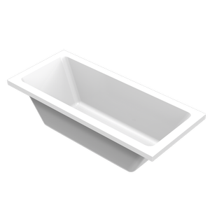 Clearlite 740 x 450mm White Varo Bath - 1800mm