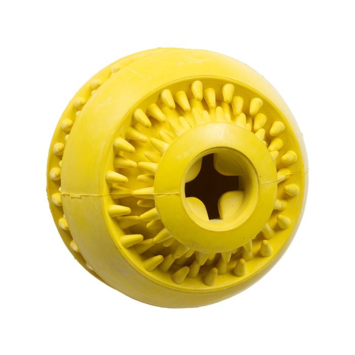 Happy Tails Tough Ball Feeder Pet Toy