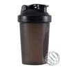 400ml Shaker Bottle with Mixing Ball Black