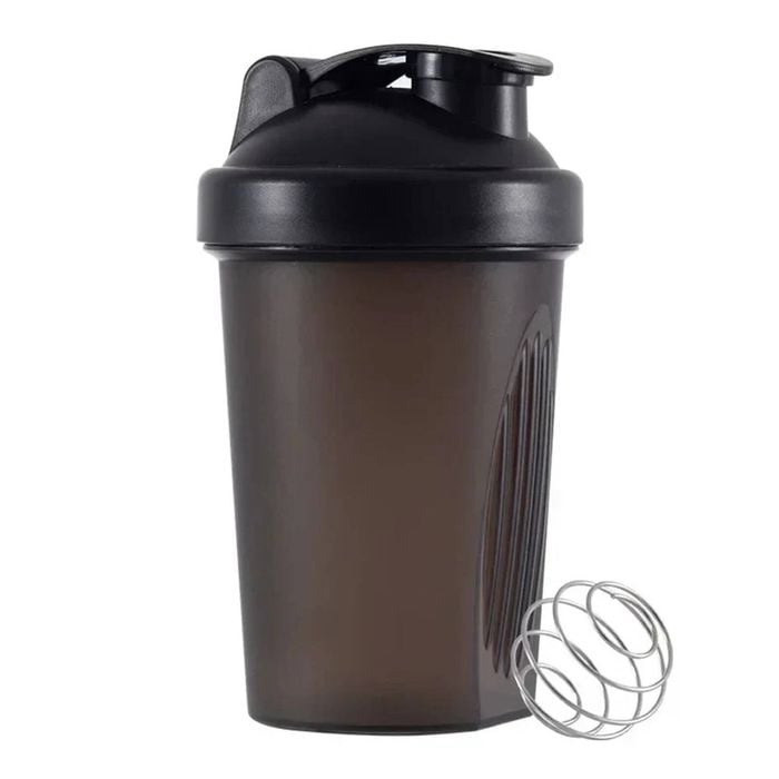 400ml Shaker Bottle with Mixing Ball Black