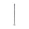 RapidFence 50 x 50 x 1050mm Galvanised Roll Top Wire Mesh Fence Capped Flanged Post