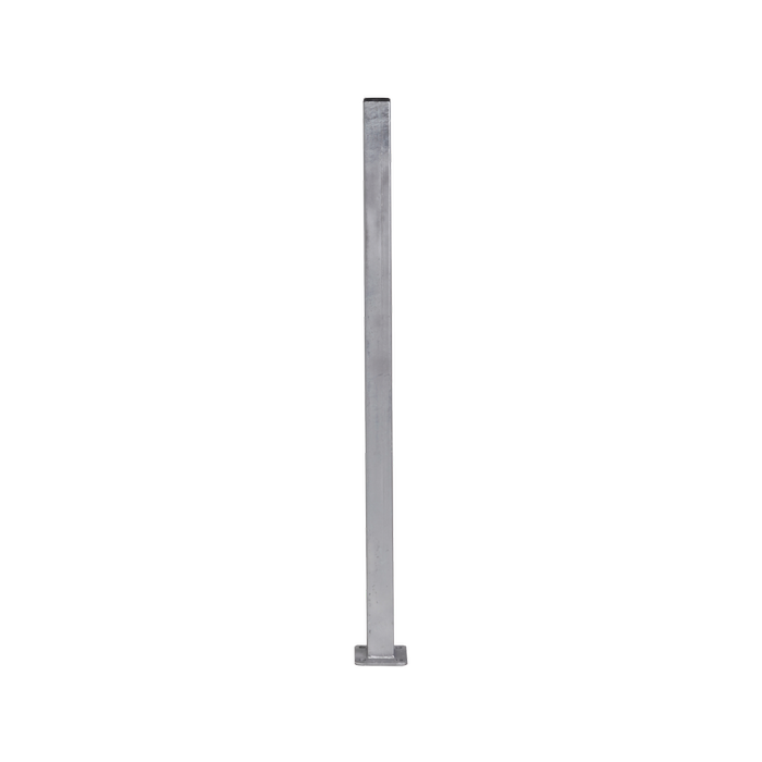 RapidFence 50 x 50 x 1050mm Galvanised Roll Top Wire Mesh Fence Capped Flanged Post 