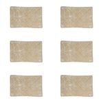 6PK LVD Placemat Long Weavewash Decorative Home Kitchen Decor 45x30cm