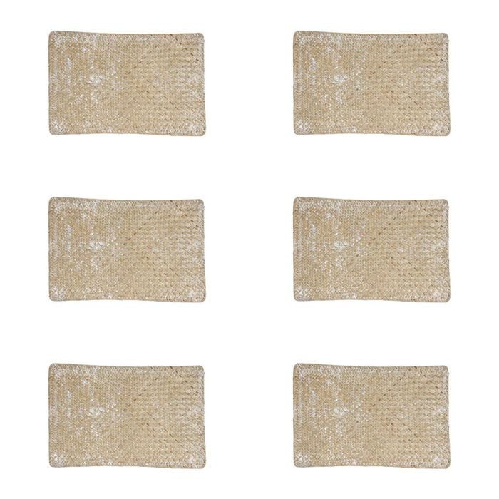 6PK LVD Placemat Long Weavewash Decorative Home Kitchen Decor 45x30cm