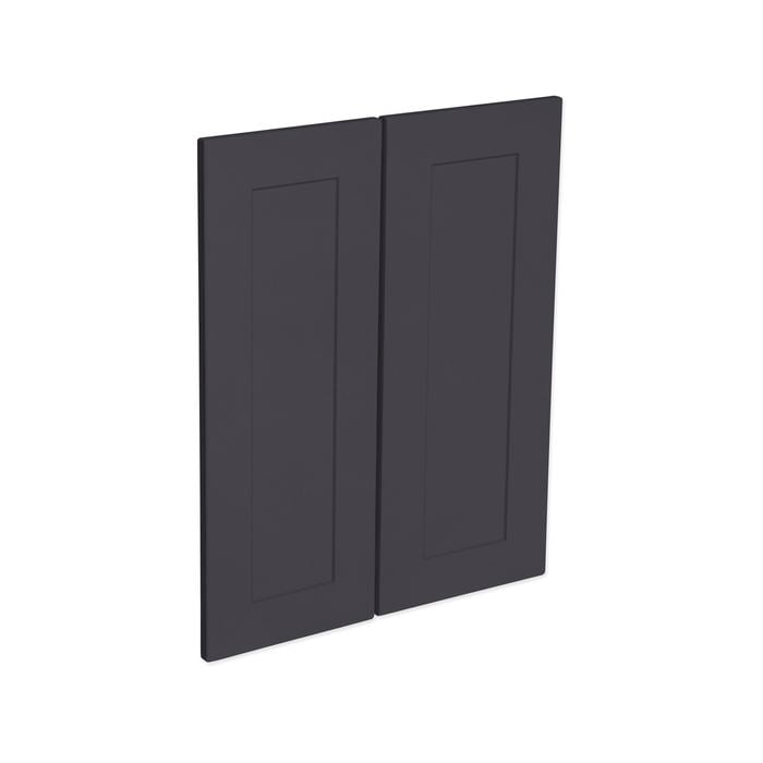 Kaboodle Grey Fig Alpine Corner Wall Cabinet Doors - 2 Pack