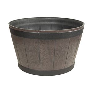 Eden 35 x 21cm Resin Whiskey Barrel Planter - 350mm