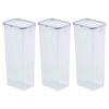 3x LocknLock Classic Stacking Food Grade Storage Container Pasta Box Tall 2L