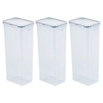 3PK Lock & Lock Classic Food Container Pasta Box Tall 2.0l
