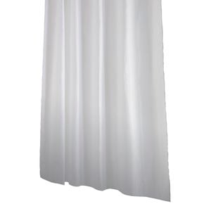 Barelli 180 x 180cm Pearly Hookless Polyester Shower Curtain