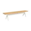 SIMPO Atlanta Outdoor Bench - White