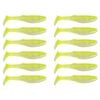 2x 6PK 3In Rapala Crush City Heavy Hitter Plastic Paddle Tail Lures -Neon Pearl