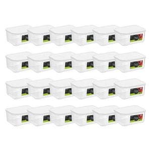 24PK Lemon & Lime Fridge Food Storer Container 450ml 9x5.6x12cm