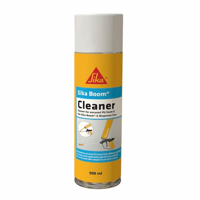 Sika 500ml Colourless Boom And PU Foam Cleaner Aerosol