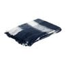 J.Elliot Wren Faux Mohair Throw Navy/White