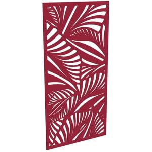 ProtectorAl 300-1200w x 1201-2400h Dark Red/Gloss White Jungle Unframed Composite Deco Panel