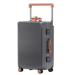 AIRWAY Titan Plus- Aluminium Frame Suitcase Medium Check-In Luggage 24 Inch