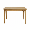 Foret Modern Minimalist Desk Built-in Drawers Office Home PC Study Table Maple