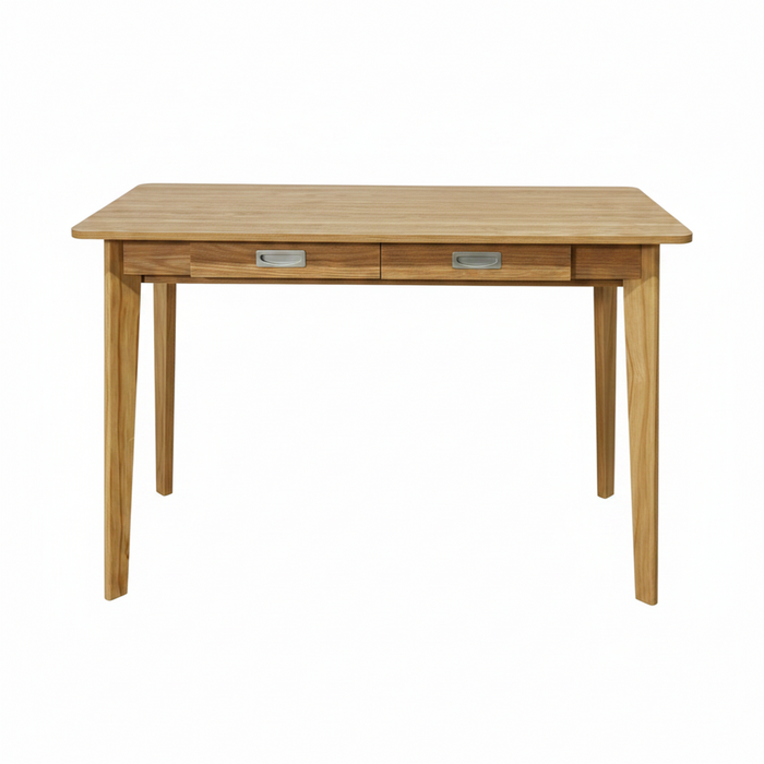 Foret Modern Minimalist Desk Built-in Drawers Office Home PC Study Table Maple