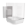 Fusion-Loc Matte White Style Suction Bathroom Tumbler