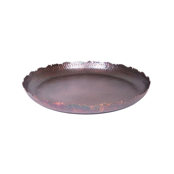 Ssh Collection Hestia 43cm Wide Decorative Plate - Antique Rose Gold