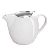 Avanti Camelia White Ceramic Teapot/Stainless Steel Infuser/Dishwasher/750ml