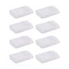 8PK Christy Cirrus Face Washer Combed Cotton 450GSM Fast Drying White