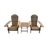 Susu 3-Piece Adirondack Outdoor Sunlounge Set