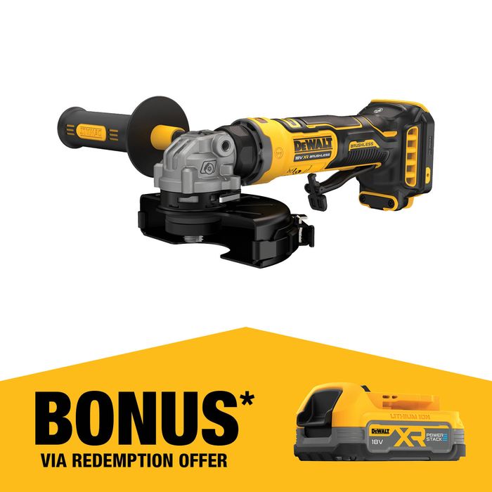 DeWALT 18V XR Compact 125mm Angle Grinder - Bare Unit