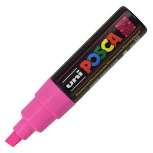 Uni Posca PC-8K Chisel Tip Paint Marker (Fluoro Pink)