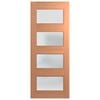 Hume 2040 x 870 x 40mm External Door Joinery Translucent Glass XS24 - 870mm