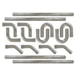 16 Pc Universal Dual Exhaust Mandrel Bend Kit, 2-1/4 inch