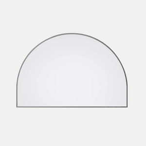 Future Glass Kira Arch Mirror - 1000 x 1500mm - Brushed Nickel