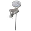 Milk Thermometer Stainless Steel Analog 210mm Coffee Frothing Barista Tool