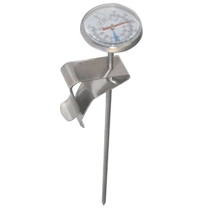 Milk Thermometer Stainless Steel Analog 210mm Coffee Frothing Barista Tool