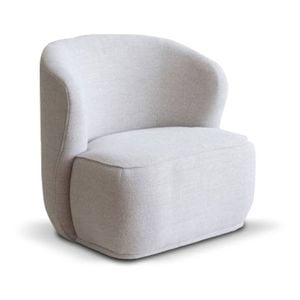 Balgowlah Indoor Fabric Swivel Armchair Sofa Lounge