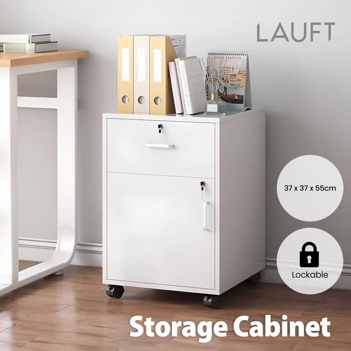 Lauft Filing Cabinet Drawer Office Storage Shelves Drawers Cupboard File