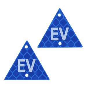 Deta Electric & Hybrid Vehicle Tags With Cleaning Kit - 2 Pack