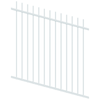 ProtectorAl 350 - 1200 x 1200mm Pearl White Raked Up to 15º Picket Top Pool Fence Panel