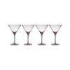 4pc Tempa Esme Blush Martini Glass