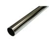 Italio 25mm x 1.8m Chrome Round Wardrobe Rail With Brackets