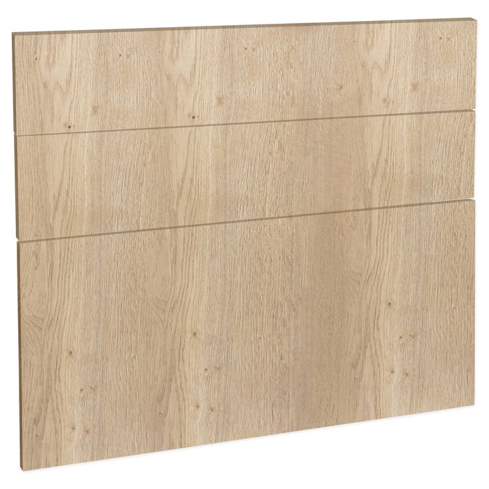 Kaboodle 900mm Hazelnut V Modern Drawer Panel - 3 Pack
