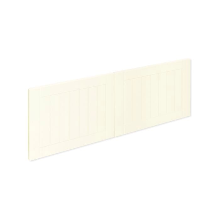 Kaboodle 950mm Antique White Country Overhead Door - 2 Pack