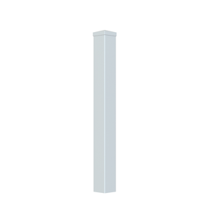 Rapid 101 x 101 x 1003mm White PVC Temporary Fence Post