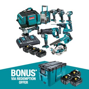 Makita 18V Brushless 10 Piece Combo Kit DLX1059TX1