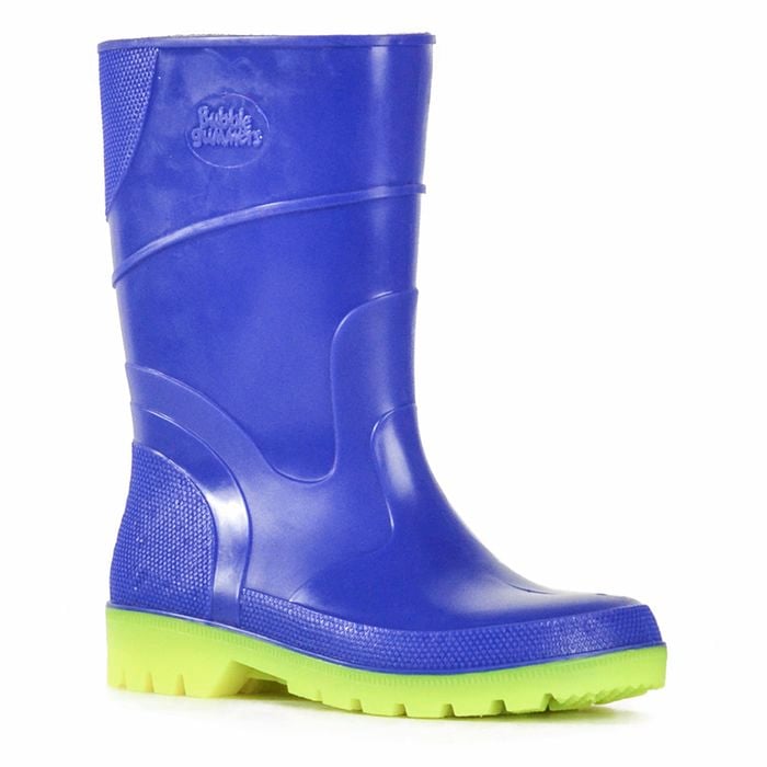 Bata Blue And Yellow Kids Gumboots - Size 13