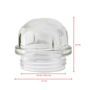 Universal Oven Light Bulb Glass Cover Lampcover 41mm. Suits Electrolux, Westinghouse