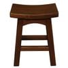 Centrum Furniture Tokyo Solid Mahogany Timber Footstool - Mahogany