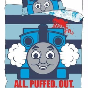 Thomas And Friends All Puffed Out Quilt Cover Set - Single Bed Size